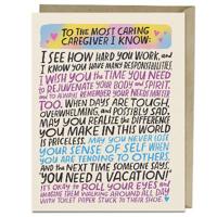 6-Pack Em & Friends Most Caring Caregiver Greeting Card
