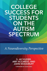 Kirjan kansi "College Success for Students on the Autism Spectrum"