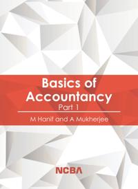 Basics of Accountancy: Part 1