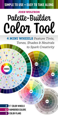 Palette-Builder Color Tool: 4 Mini Wheels Feature Tints, Tones, Shades  Neutrals to Spark Creativity
