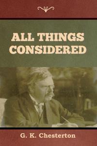 Bokomslag för "All Things Considered"