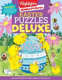 Easter Puzzles Deluxe: Eggs-Tra Special Easter Hidden Pictures Puzzles, Puzzle Book and Easter Basket Stuffer for Kids 4-8 Featuring Easter Stickers,