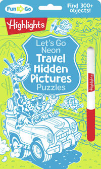 Let's Go Neon Travel Hidden Pictures Puzzles