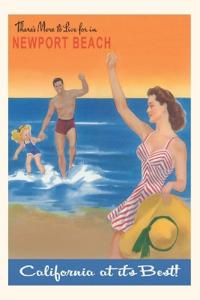 Bokomslag för "Vintage Journal Newport Beach Travel Poster"