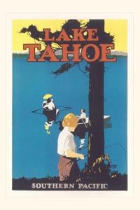 Bokomslag för "Vintage Journal Travel Poster for Lake Tahoe"