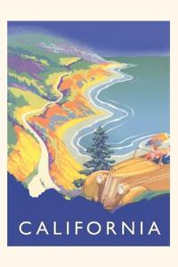 Bokomslag för "Vintage Journal California Travel Poster"