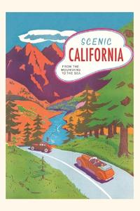 Bokomslag för "Vintage Journal California Travel Poster"