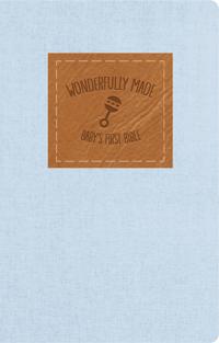 KJV, Wonderfully Made New Testament and   Psalms: Baby Boy's First Bible, Flexcover, Blue