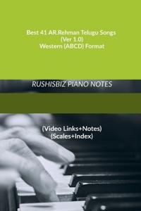 Best 41 AR.Rehman Telugu Songs (Ver 1.0) - Western (ABCD) Format