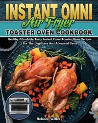 Kirjan kansi "Instant Omni Air Fryer Toaster Oven Cookbook"