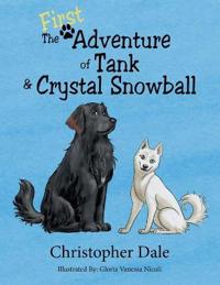 Kirjan kansi "The First Adventure of Tank & Crystal Snowball"