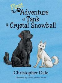 Kirjan kansi "The First Adventure of Tank & Crystal Snowball"
