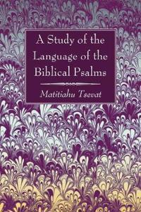 Kirjan kansi "A Study of the Language of the Biblical Psalms"