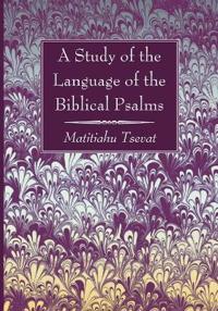 Kirjan kansi "A Study of the Language of the Biblical Psalms"