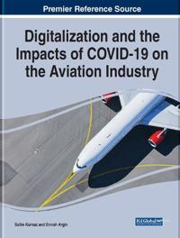 Kirjan kansi "Digitalization and the Impacts of COVID-19 on the Aviation Industry"