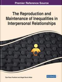 Kirjan kansi "The Reproduction and Maintenance of Inequalities in Interpersonal Relationships"