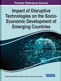 Kirjan kansi "Impact of Disruptive Technologies on the Socio-Economic Development of Emerging Countries"