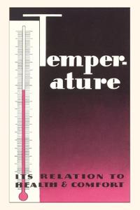 Vintage Journal Temperature, Health Brochure