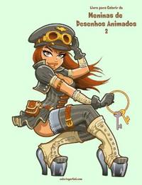 Livro para Colorir de Meninas de Desenhos Animados 2