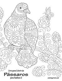 Livro para Colorir de Pássaros para Adultos 2