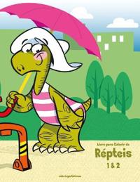 Livro para Colorir de Répteis 1 & 2