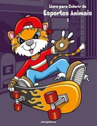 Livro para Colorir de Esportes Animais 1