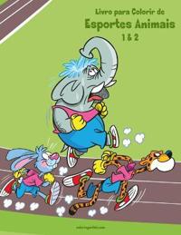 Livro para Colorir de Esportes Animais 1 & 2