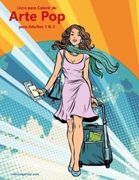 Livro para Colorir de Arte Pop para Adultos 1 & 2