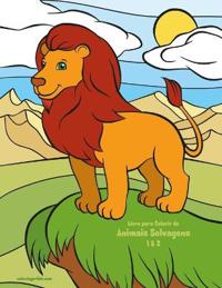 Livro para Colorir de Animais Selvagens 1 & 2