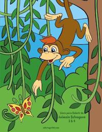 Livro para Colorir de Animais Selvagens 3 & 4