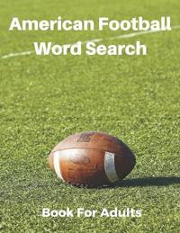 American Football Word Search Book For Adults
