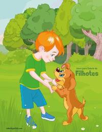 Livro para Colorir de Filhotes