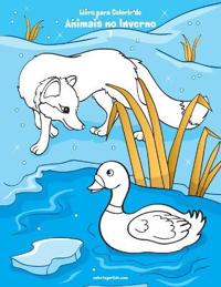 Livro para Colorir de Animais no Inverno 1