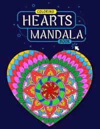 Hearts Mandala Coloring Book
