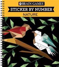 Brain Games - Sticker by Number: Nature (28 Images to Sticker)
