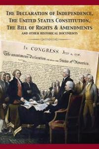 Kirjan kansi "The Constitution of the United States and The Declaration of Independence"
