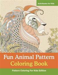 Fun Animal Pattern Coloring Book - Pattern Coloring For Kids Edition