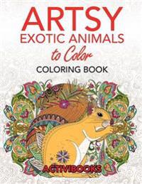 Artsy Exotic Animals to Color Coloring Book