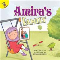 Kirjan kansi "Amira's Family"