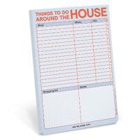 Knock Knock Things To Do Around the House (with magnet) Classic Pad (Pastel Version)