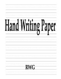 Bokomslag för "Hand Writing Paper"