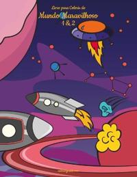 Livro para Colorir de Mundo Maravilhoso 1 & 2