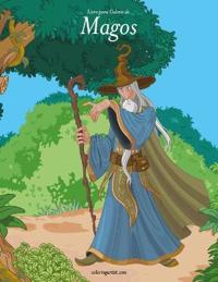 Livro para Colorir de Magos