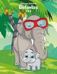 Livro para Colorir de Elefantes 1 & 2
