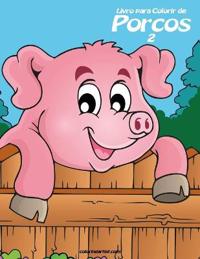 Livro para Colorir de Porcos 2