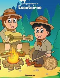 Livro para Colorir de Escoteiros