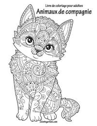 Livre de coloriage pour adultes Animaux de compagnie