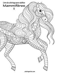 Livre de coloriage pour adultes Mammifères 5