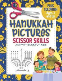 Hanukkah Pictures Scissor Skills Activity Book For Kids