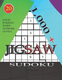 1,000 + sudoku jigsaw 9x9: Logic puzzles hard - extreme levels